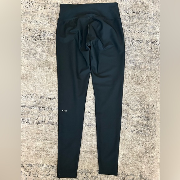 Splits59 Black Leggings with Tan Design Size S - Picture 2 of 4